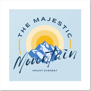 Mount Everest Majestic Posters and Art